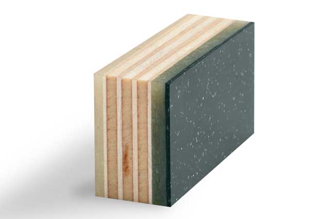 Polyester Wall - FRP: Fibreglass Reinforced with Plywood